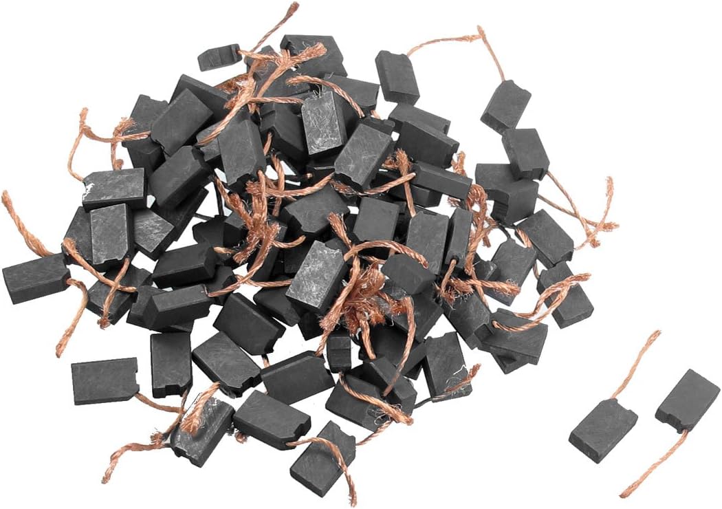 100 Pcs 7/25" x 35/64" x 55/64" Motor Brushes for Electric Drill (id: 774 2fe 346 9aa 40f