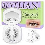 BEYELIAN Magnetic Eyelashes with Applicator Kit, Reusable False Lashes, No Glue Needed Soft Magnetic Lashes Natural Look for Eye (Lightweight & Comfortable)