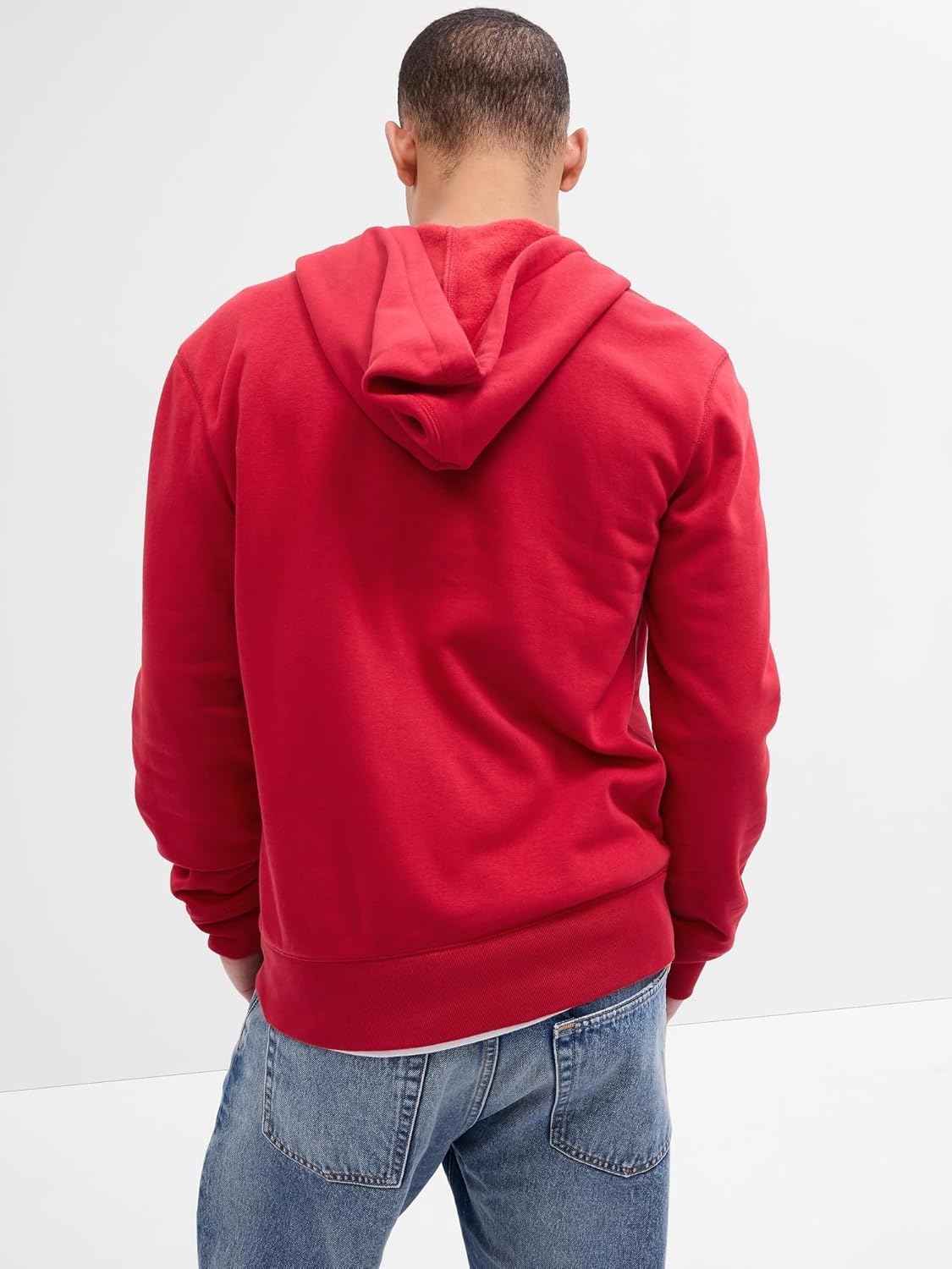 GAP mens Heritage Logo Pullover Hoodie - Image 2