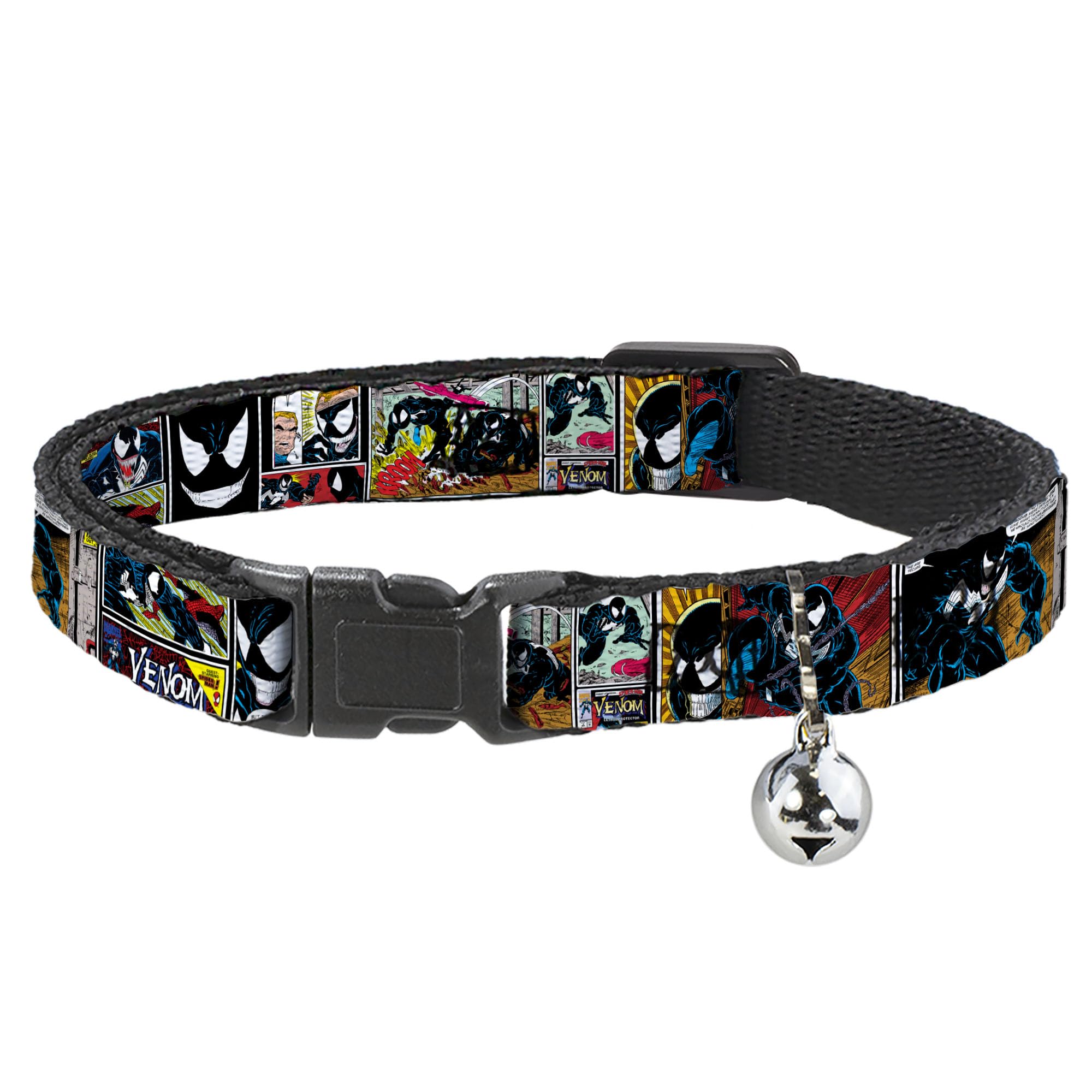 Collier pour chat Venom Buckle-Down réglable de 20,3 à 30,5 cm pour félin