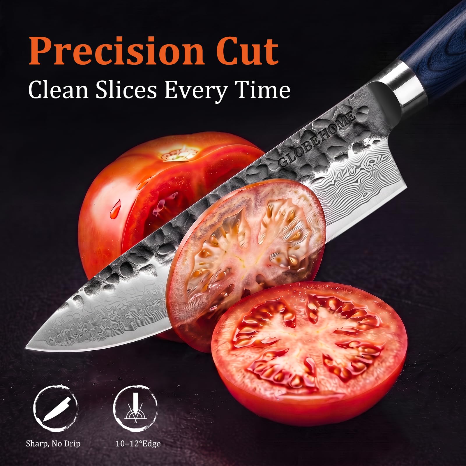8" Japanese Damascus Chef Knife – High Carbon Stainless Steel, 67 Layers — Amazon image 6