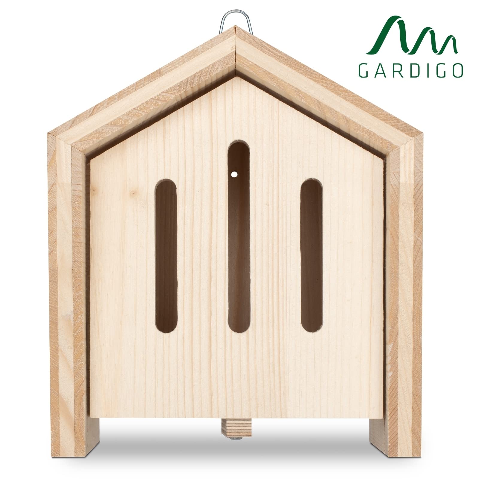 GARDIGO® Tierhaus System: Schmetterlingshaus I Insektenhotel für Schmetterlinge aus Massivholz I Made in Germany