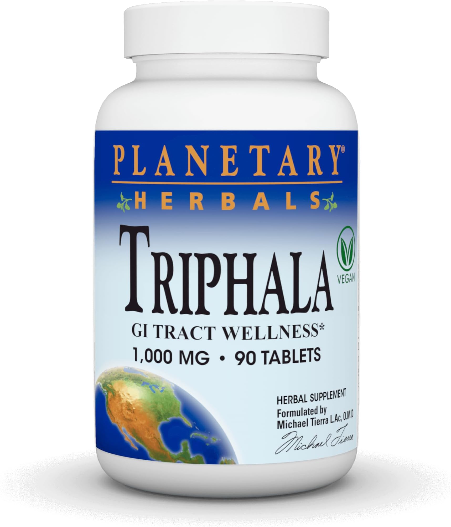 Planetary Herbals Triphala 1000mg - 90 Tablets