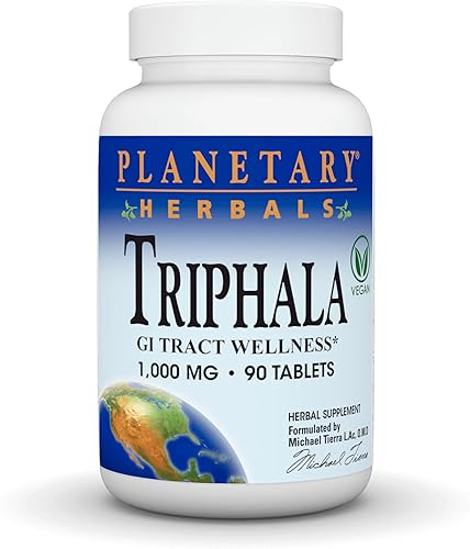 Planetary Herbals Triphala 1000mg - 90 Tabletas