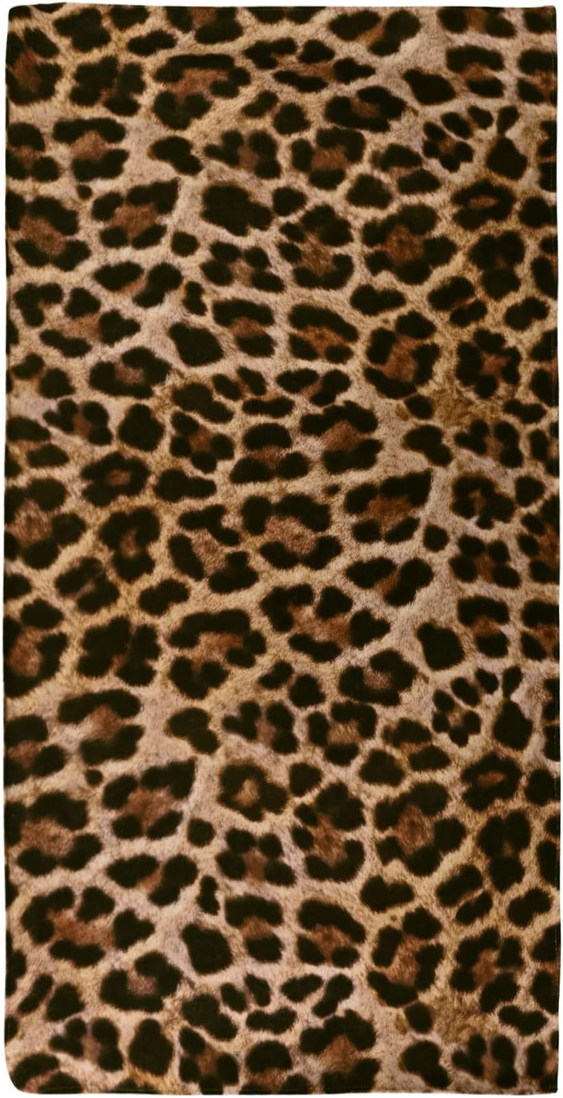 Cheetah Leopard Beach Towel Blanket, Large Oversized Thin Lightweight Sand Free Quick Dry Cheetah Leopard Gifts for Women Girls, Multipurpose Soft Absorbent Microfiber Bath Shower Pool Towels, 30x60