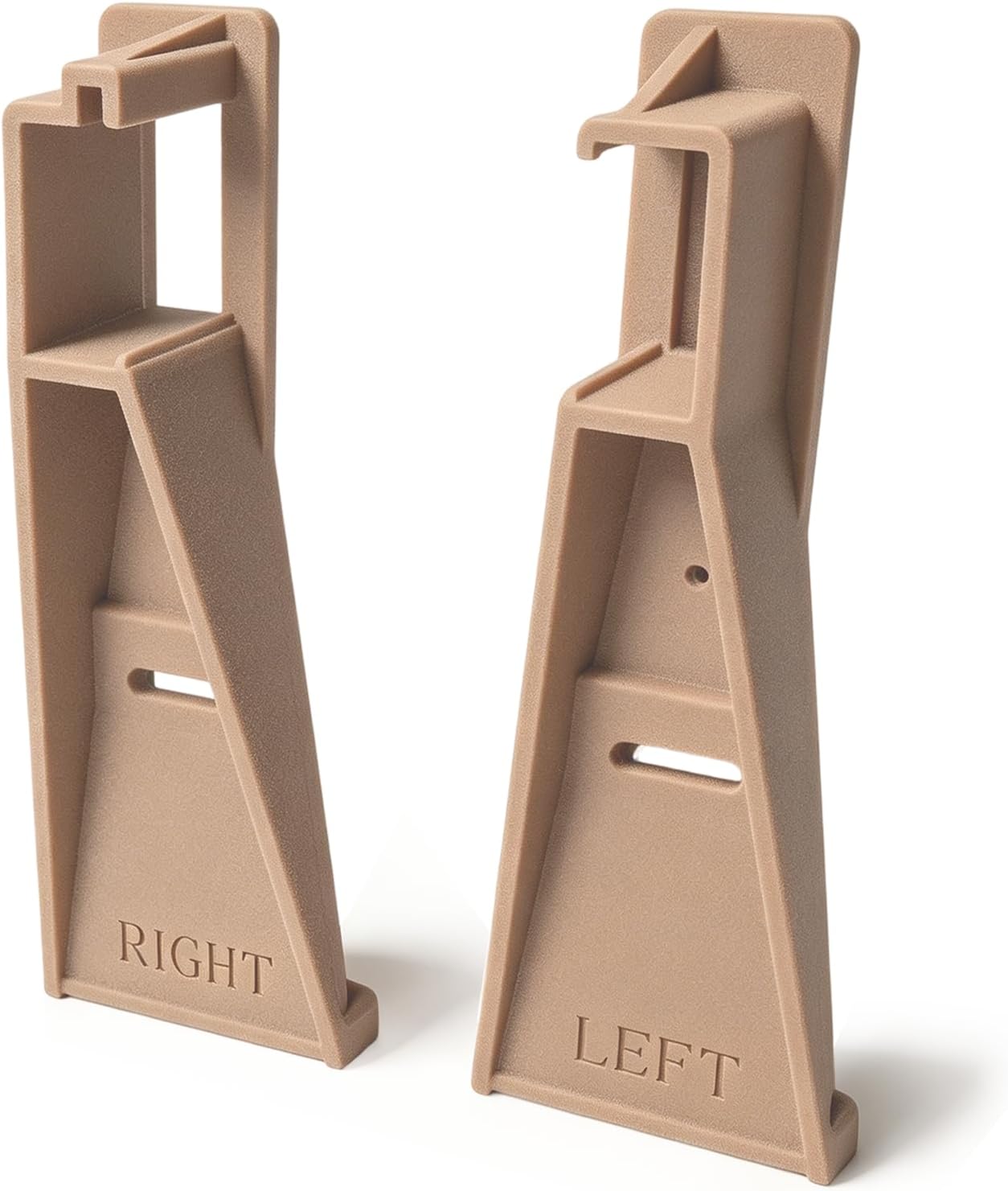 Drawer Guide Mounting Bracket Set (Left & Right) – Replacement Rear Drawer Track Support for Kitchen & Bathroom Cabinets, Fits Rectangular Guide Rod Drawer Slides, Easy Install Repair Kit