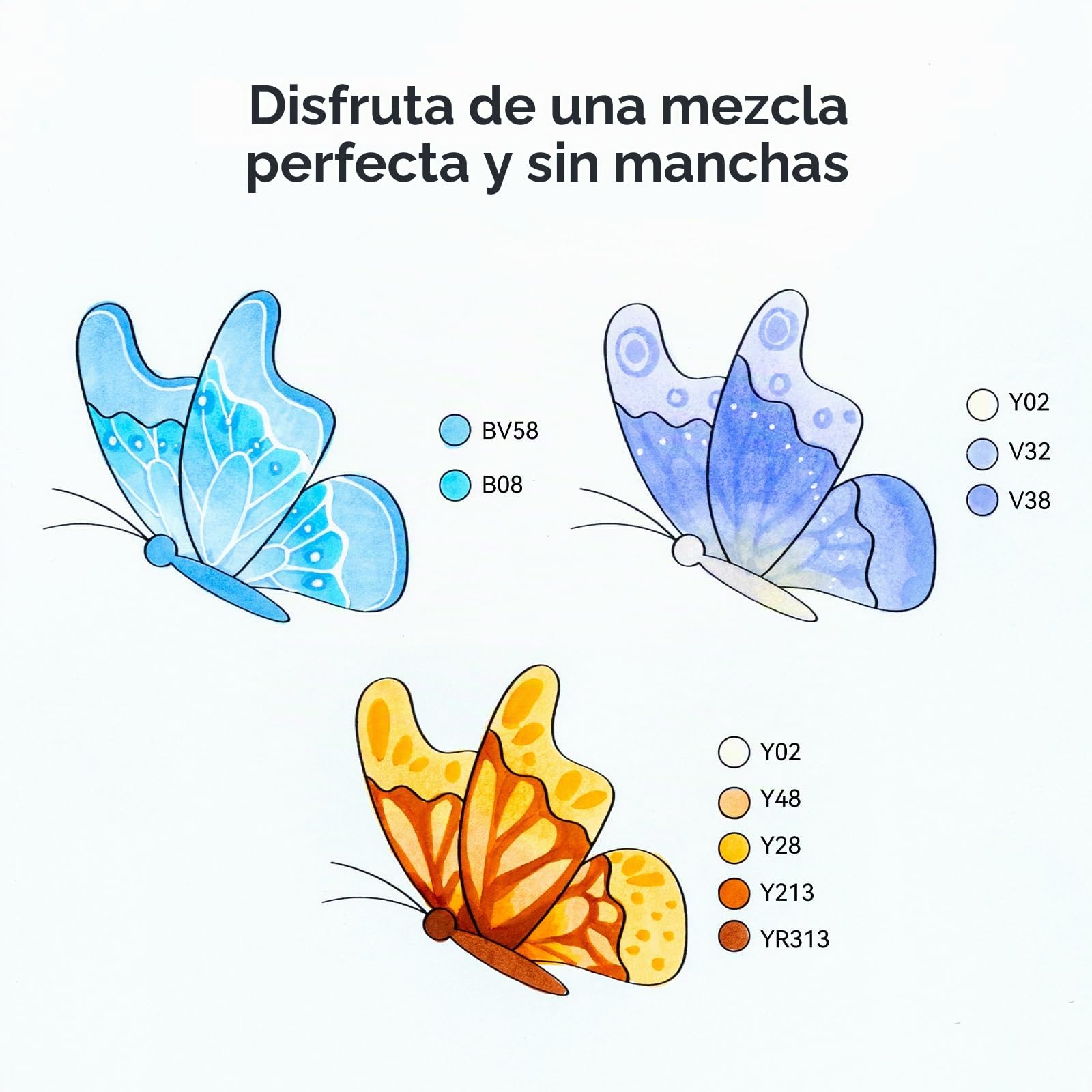 Ohuhu Markers, 60+1 pincel para tono de piel y cincel suave, puntas de doble punta, mezcla sin costuras, tinta recargable, rotuladores de alcohol punta de pincel para artistas adultos - Honolulu S