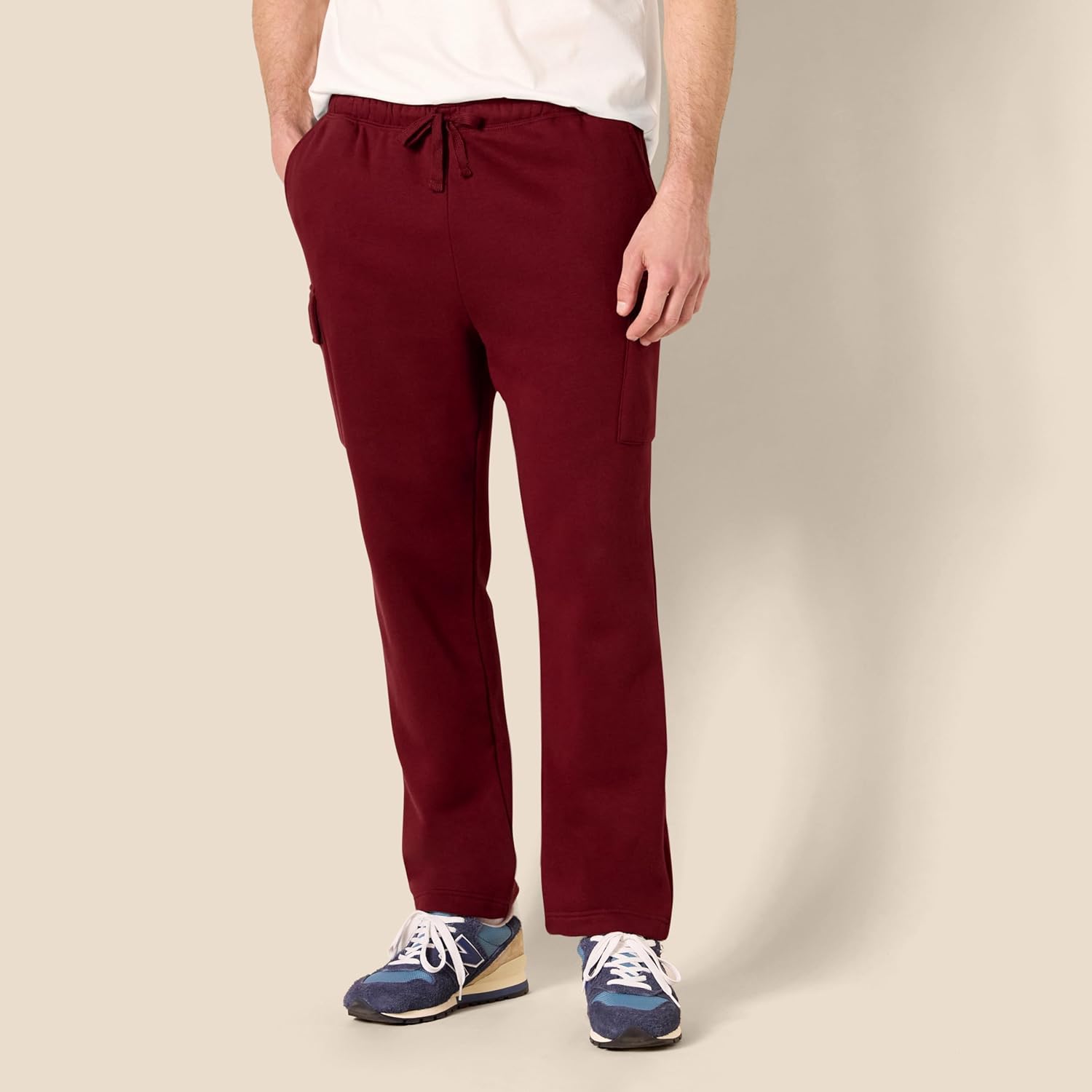 Amazon Essentials mens Cargo Fleece Sweatpant with Open Hem - Image 6