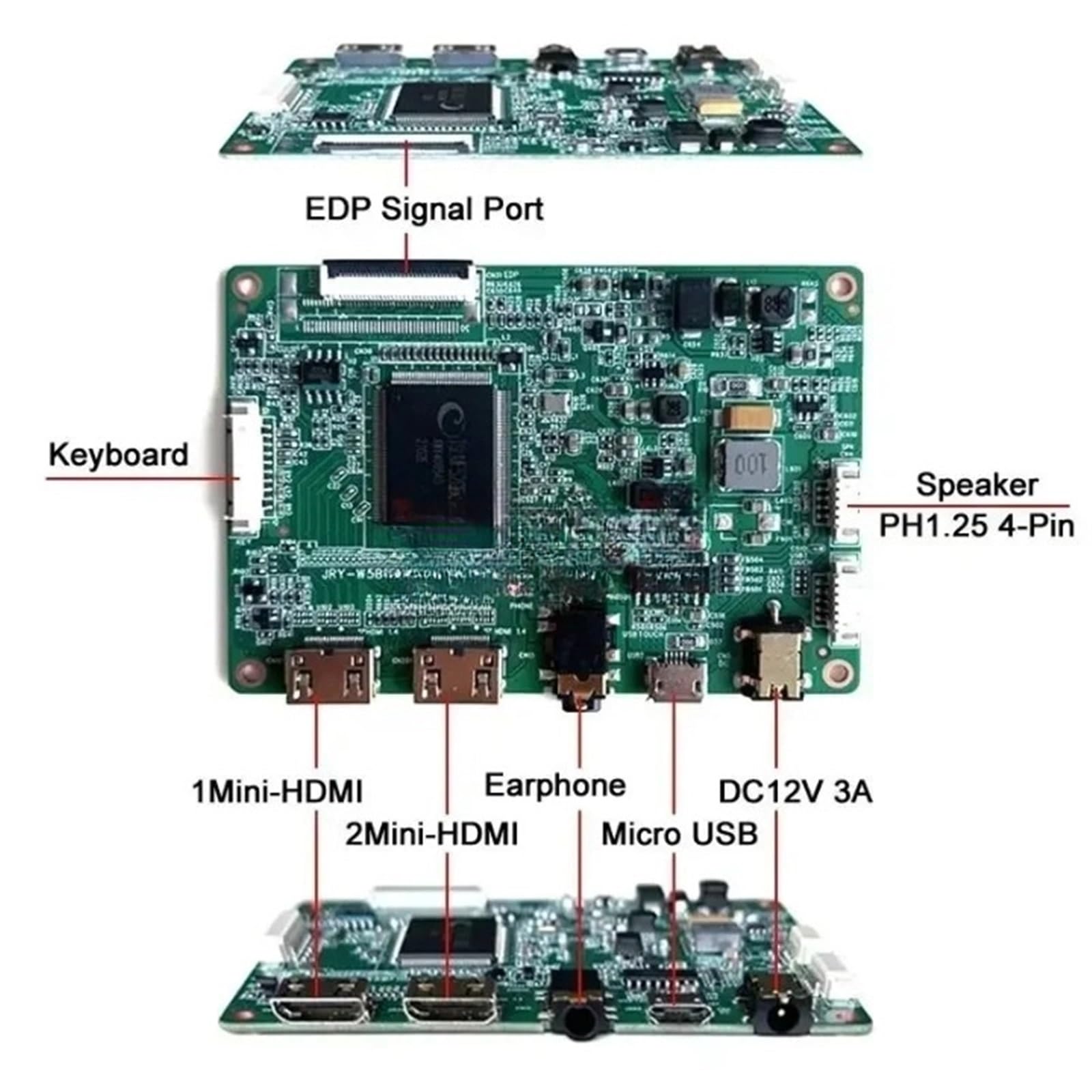 Placa De Accionamiento del Controlador LCD LM140LF2L M140NWF5 LM140LF3L