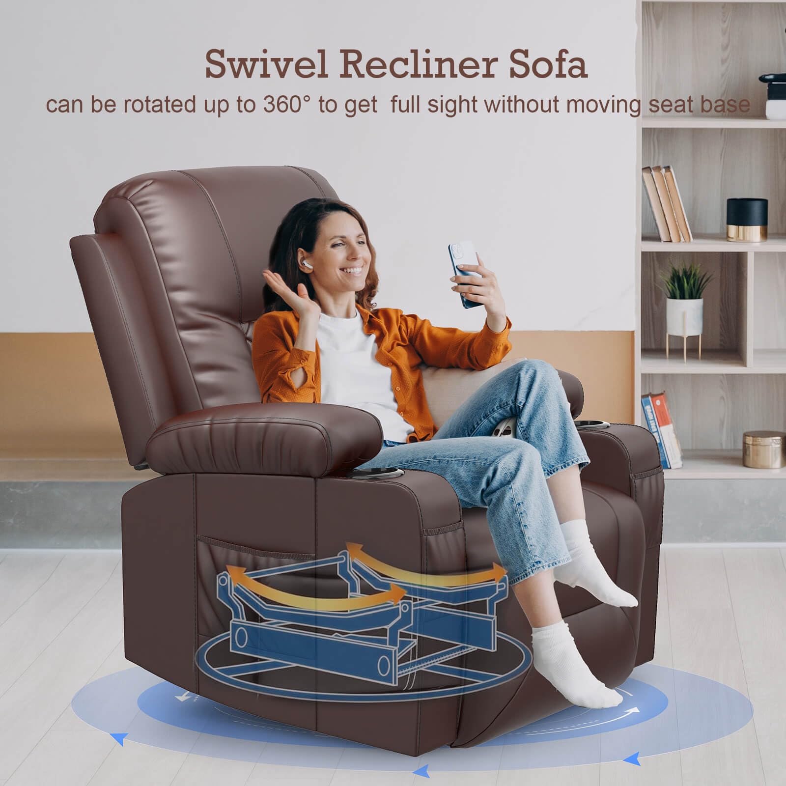 Rocking Chair Lazy Boy Rocker Recliners Clearance Small Spaces