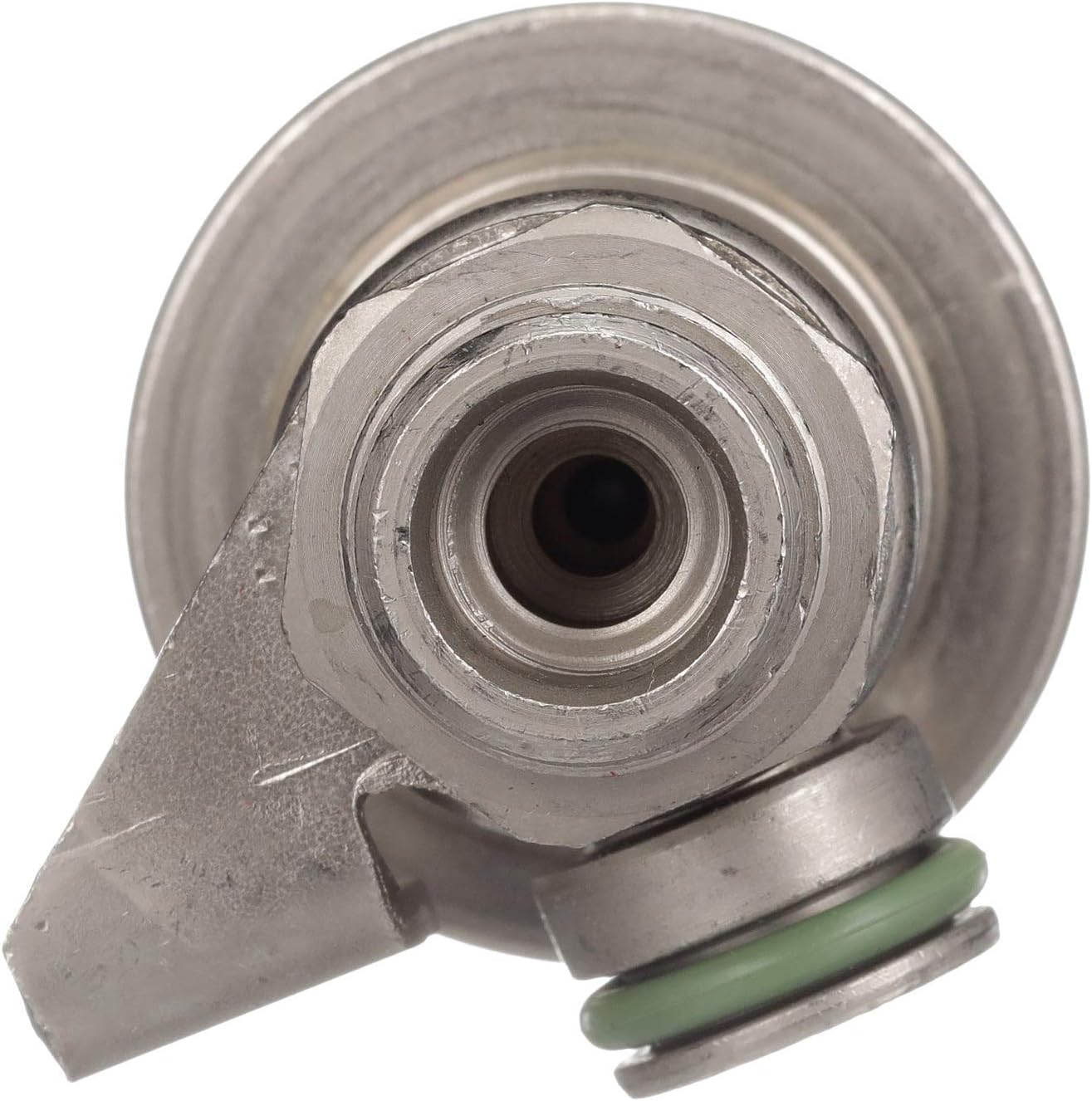 Top view of Delphi FP10389 Fuel Pressure Regulator showing inlet screen