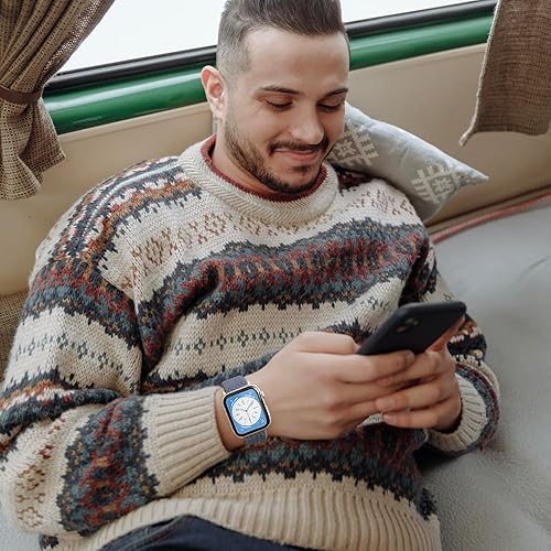 Miniatura 6 de Yaber Correa elástica trenzada para Apple Watch de 1.496 pulgadas, 1.575 pulgadas, 1.614 pulgadas, 1.654 pulgadas, 1.732 pulgadas, 1.732 pulgadas