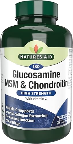 Glucosamine 500mg MSM 500mg + Chondroitin 100mg 180 Tablets