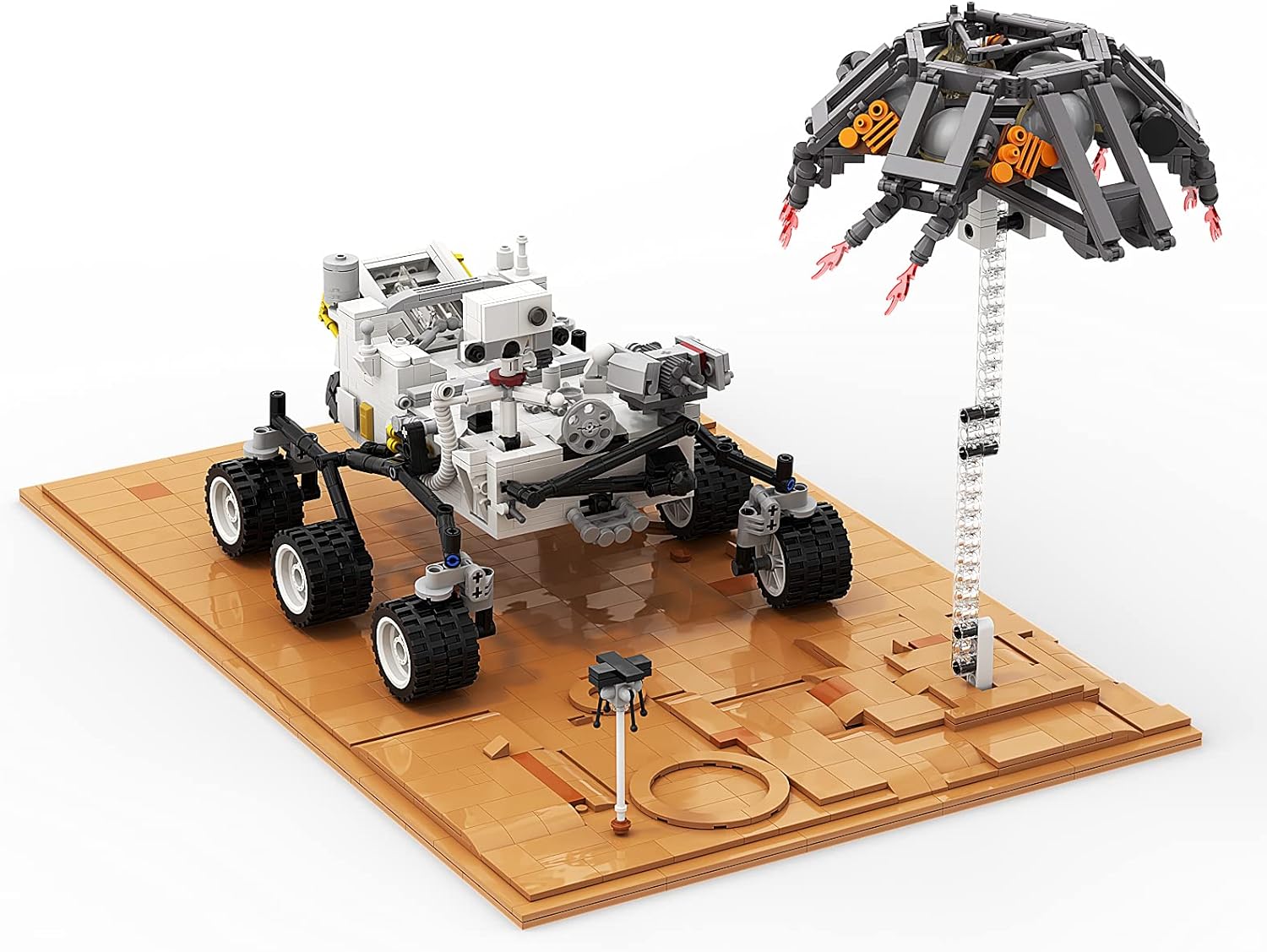 NASA Perseverance Mars Rover Building Kits Compatible for Lego,Explorers Mars Rover