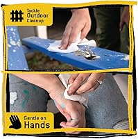 Vista 4 de Tub O' Towels, Toallitas de limpieza resistentes para múltiples superficies, 17,8 cm x 20,3 cm, bote de 40 unidades, elimina grasa, suciedad