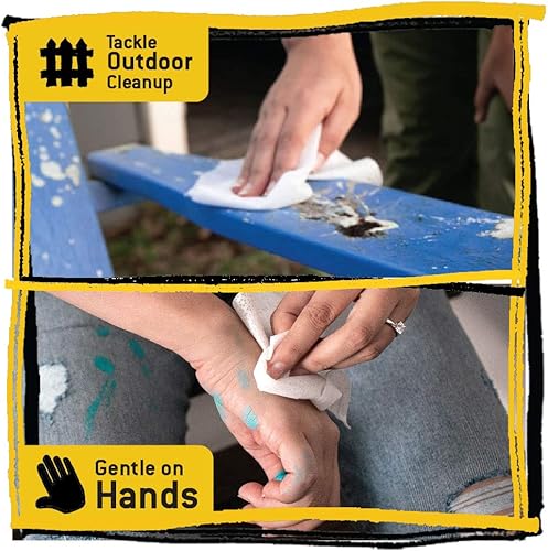 Miniatura 5 de Tub O' Towels Toallitas de limpieza multisuperficie, 10 x 12 pulgadas, recipiente de 90 unidades y paquete de recambio, color blanco