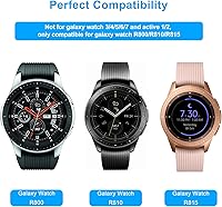 Vista 2 de Cargador compatible con Samsung Galaxy Watch de 1.654 in/1.811 in, base de carga mejorada para Galaxy SM-R800/R810/R815 cargador de reloj