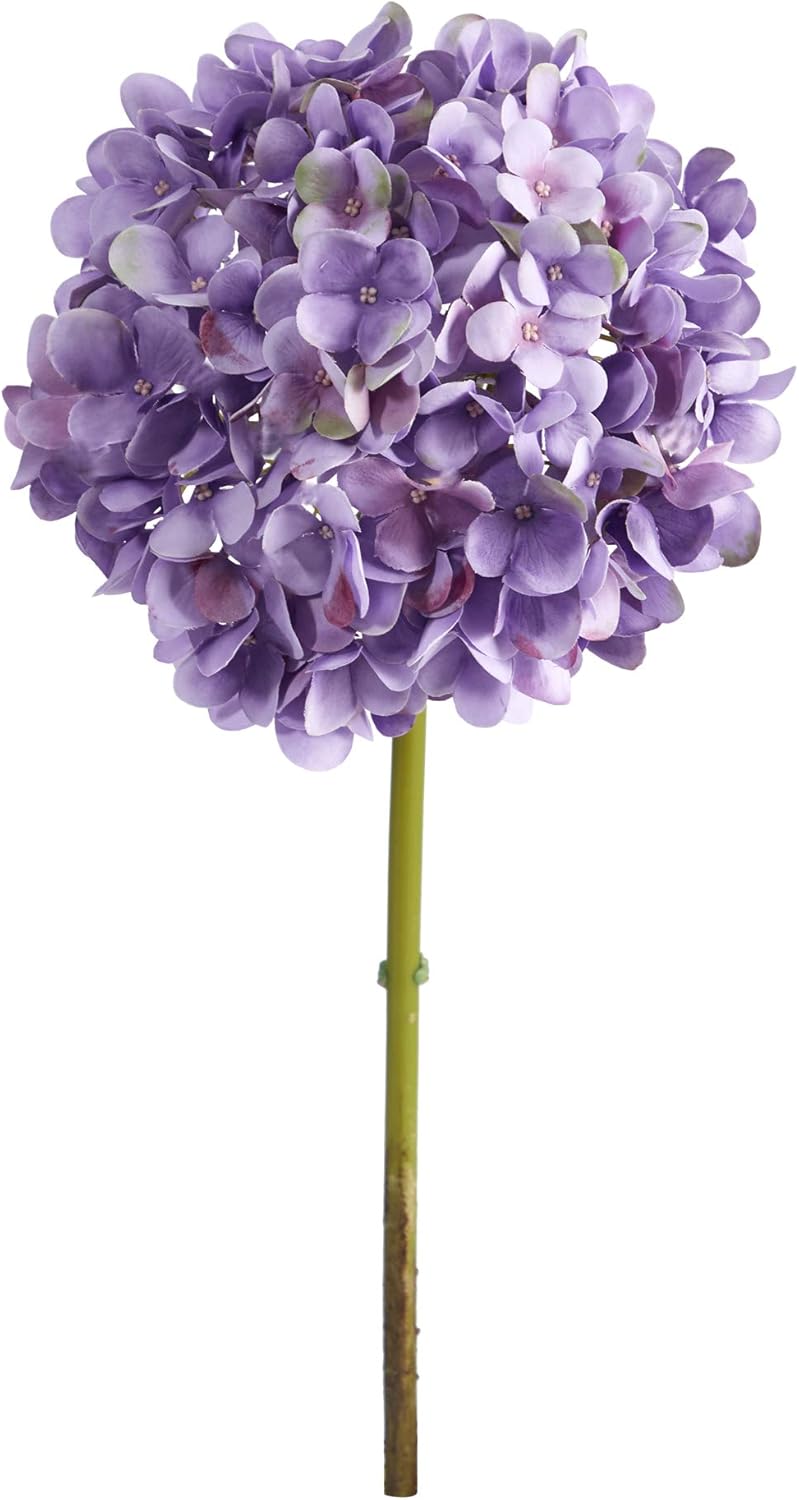Nearly Natural 19in. Hydrangea Artificial Flower (Set of 3)