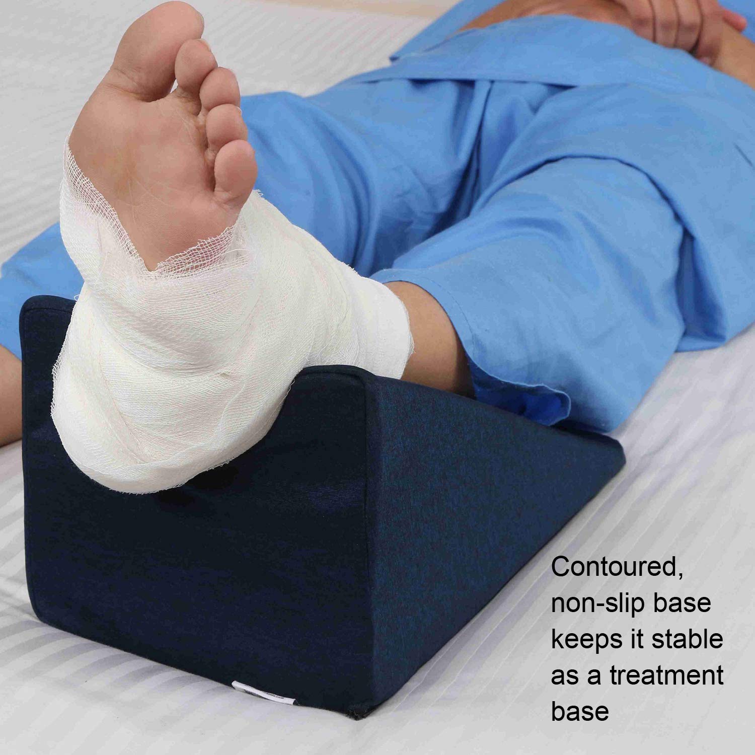 Metron Hand Arm Wrist Support Slope Elevator for Recovery & Stabilization from Swelling Edema Splinting Fabrication Stroke Recovery | Washable Cover | Dark Color | Pack of 1 Pc - Image 6 thumbnail