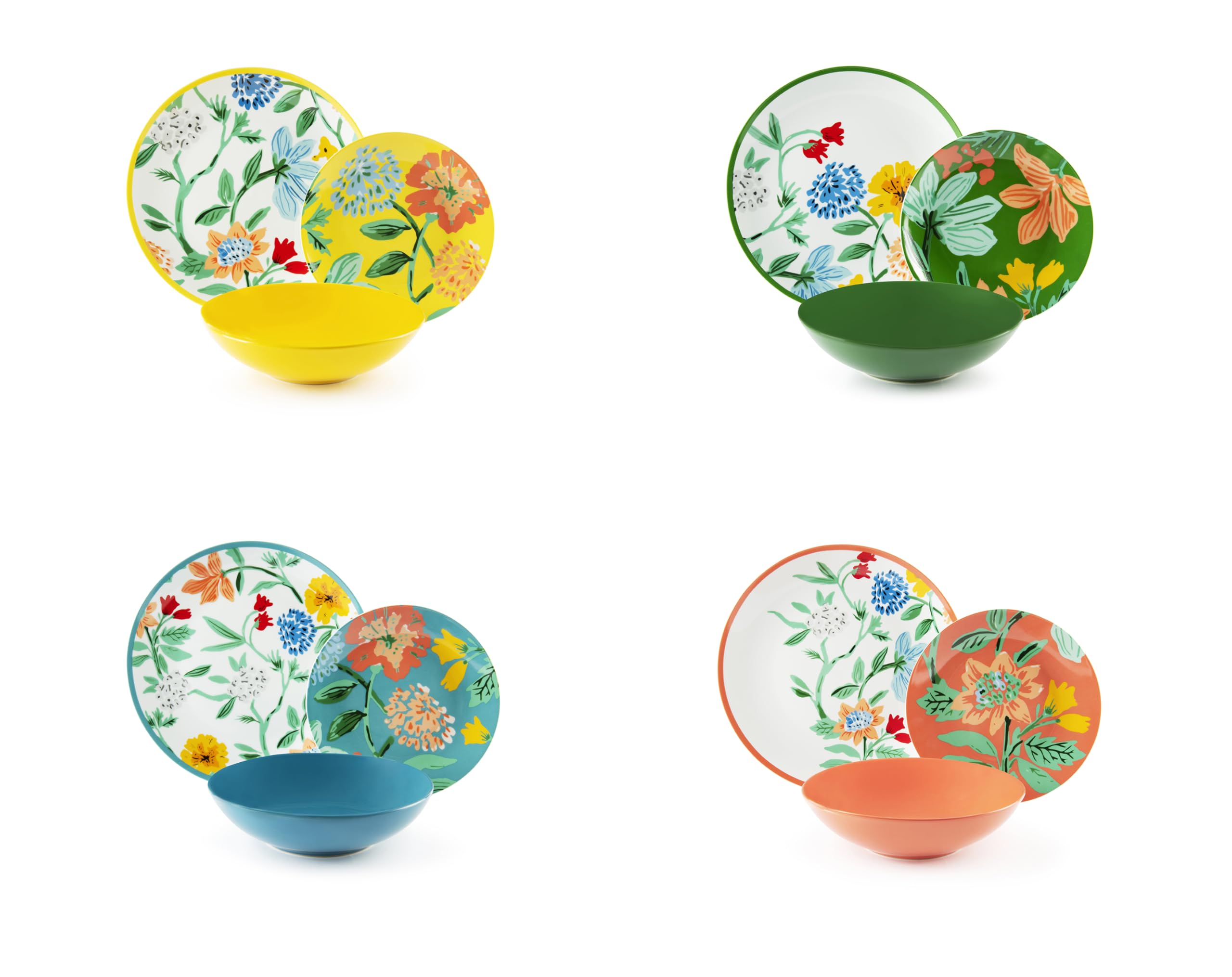 Lot Assiette De Table 12 Personnes Excelsa Eze Sur Mer Porcelain Dinnerware - Set Of 12 Service De Table 12 Personnes Lot Assiette De Table 12 Personnes Excelsa Eze Sur Mer Porcelain Dinnerware - Set Of 12 Service De Table 12 Personnes
