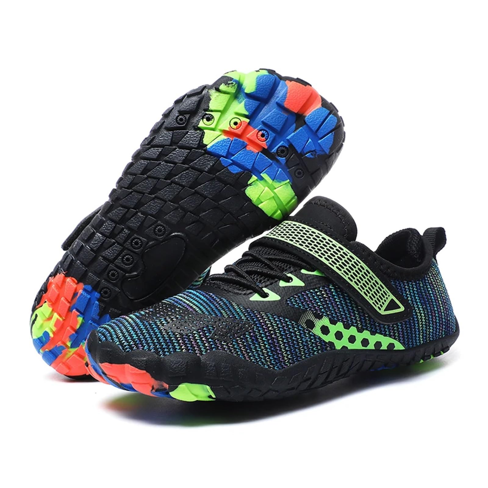 Chaussures Aquatiques Chaussures d'eau de Plage d'été Natation Pieds Nus Pantoufles colorées rivière Bord mer