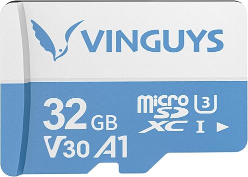 32GB TF Card, No Cloud Subscription Needed Anymore, Ideal for Bird Feeder Camera, 4K Bird Camera Video Recording, Full HD, Up to100MB/s, U3, V30, A1, High-Speed TF Card