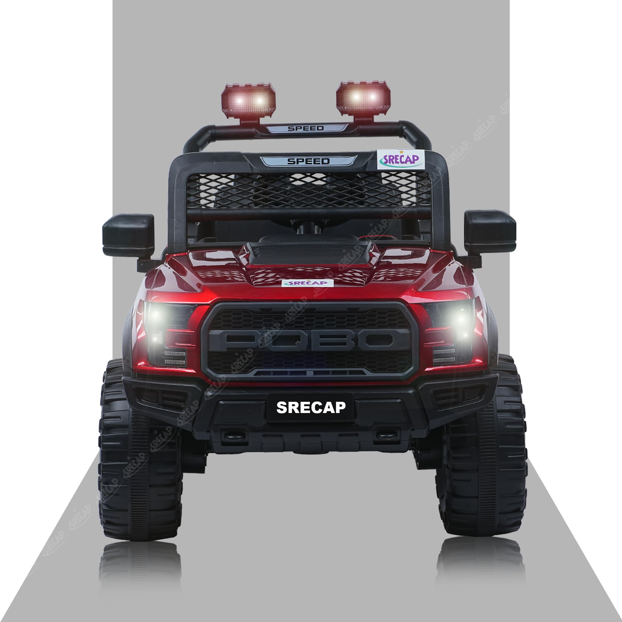 Srecap Battery Operated 4x4 Big Size Jeep 12V Battery Jeep Battery Operated Ride On - Painted Red (B0CH3X5861) Amazon Price History, Amazon Price Tracker