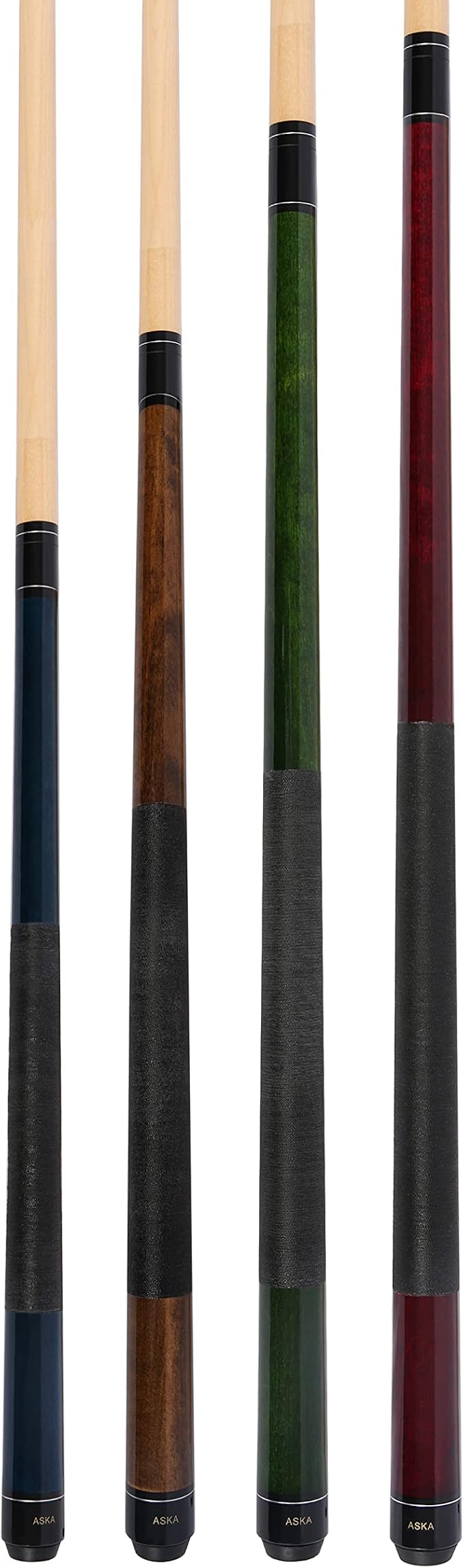 ASKA Short Pool Cue Sets, Canadian Maple Billiard Cue Sticks, 13mm Tip, 5/16x18 Joint, Multi-Set Options for Home & Game Rooms miniatura 4