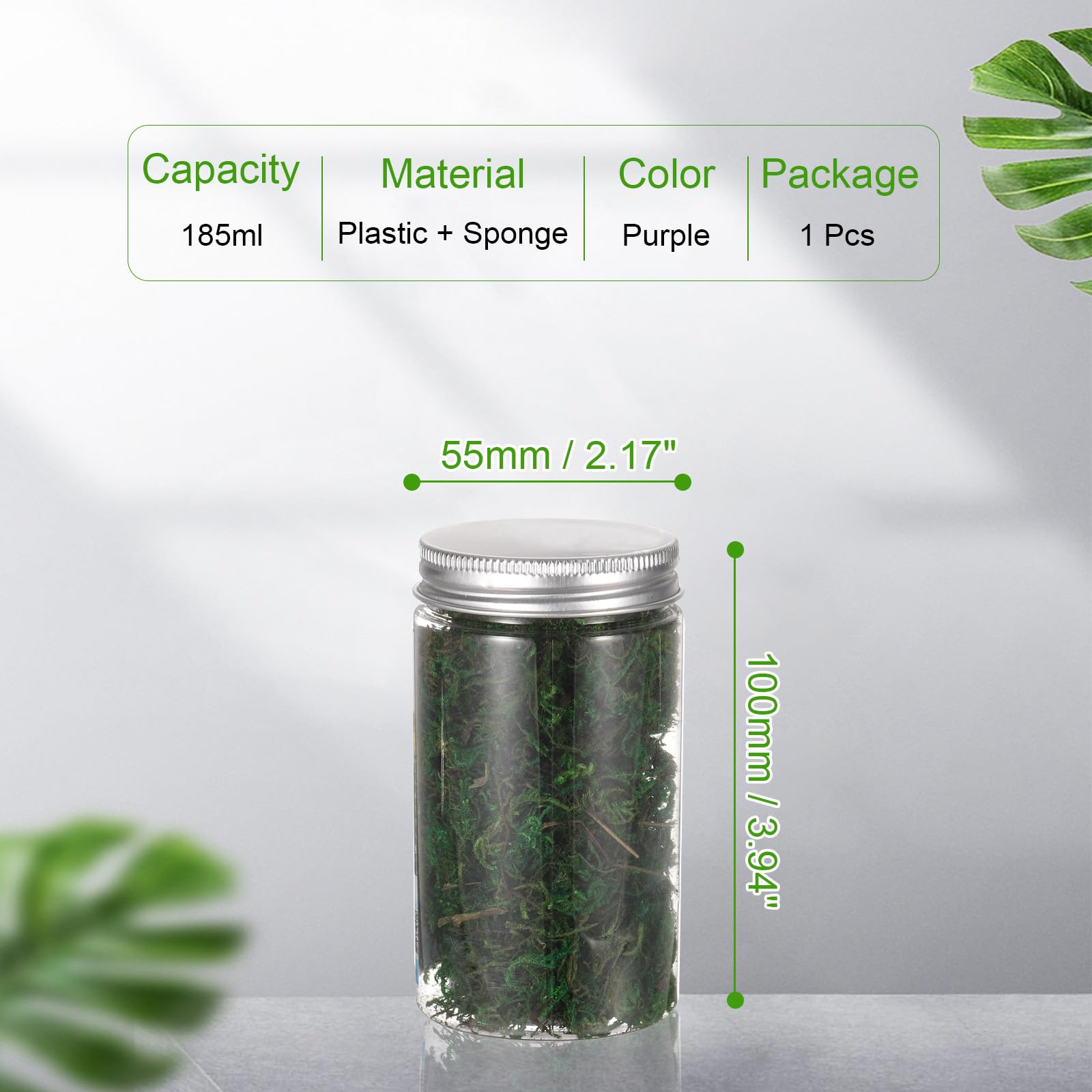 CoCud Model Grass Terrain Powder, 185ml Capacity, Fake Miniature Flower Grass Tree Moss Green - Image 2