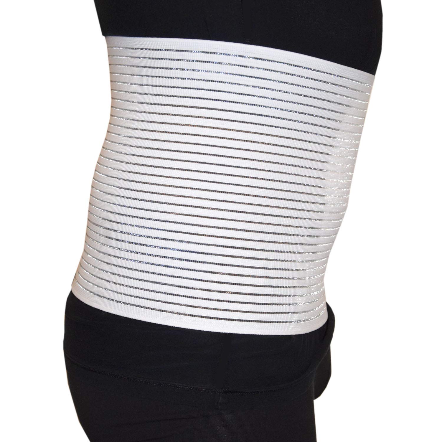 Fascia Post Operatoria H28 + Calza Antitrombo Supporto Addominale Regolabile KKL1 a Compressione Graduata Ideale Dopo Interventi Chirurgici