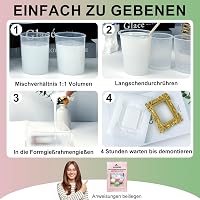 SHABEIBEI Folyékony Szilikon 2,5 kg 1:1 Keverési Arány Öntőforma Készítéshez 4