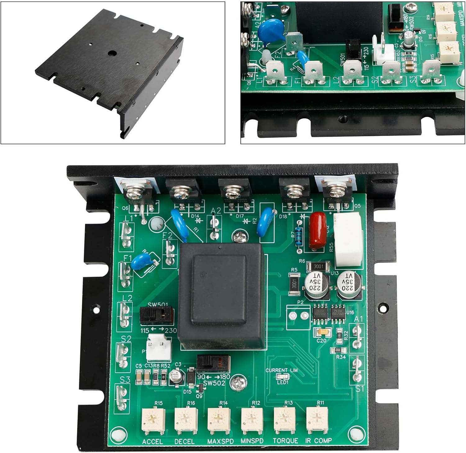 Areyourshop MM23001C DC Motor Speed Controller 115 Or 230 Volt AC Input