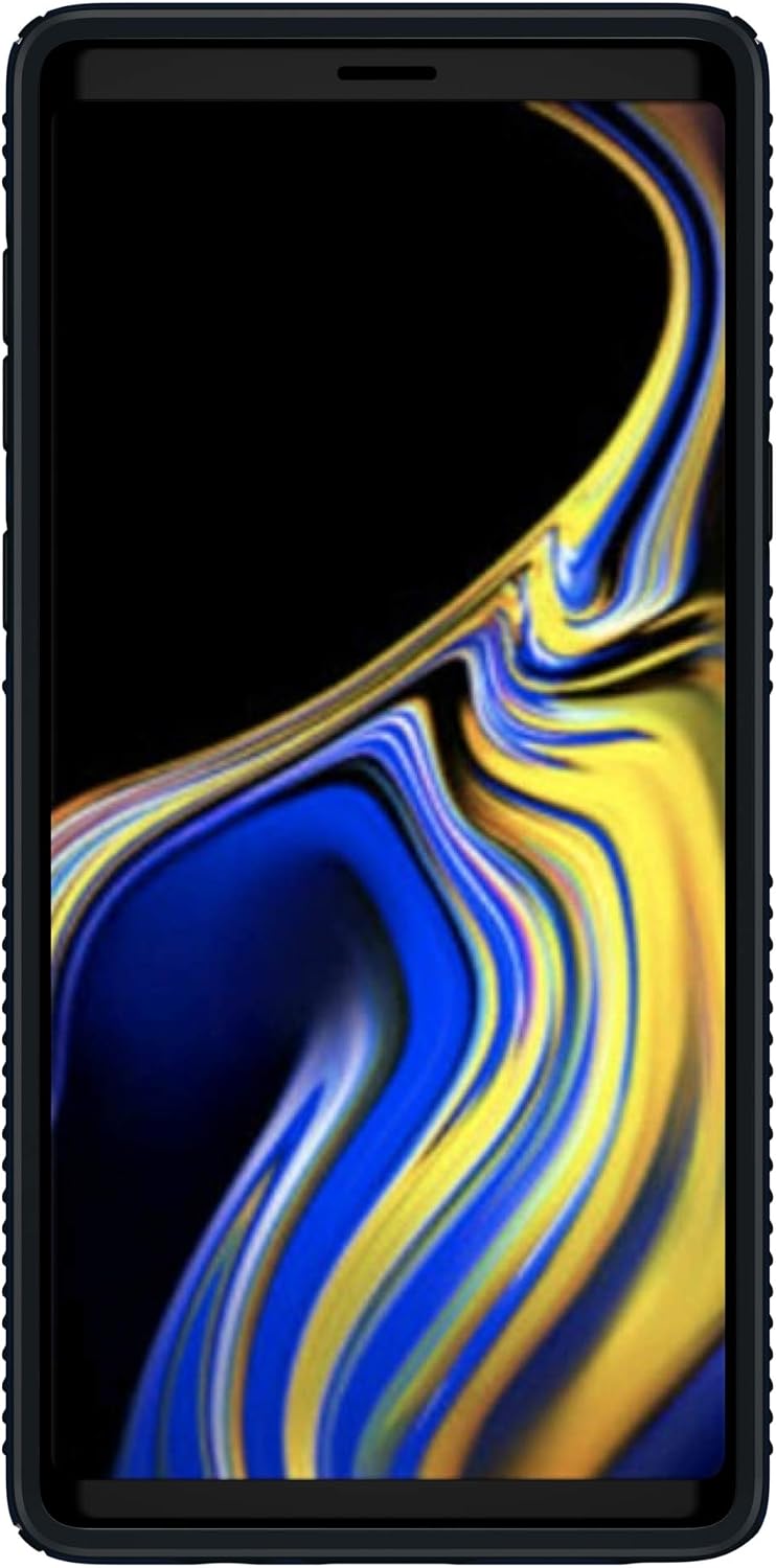 Speck Products Compatible Phone Case for Samsung Galaxy Note 9, Presidio Grip Case, Eclipse Blue/Carbon Black
