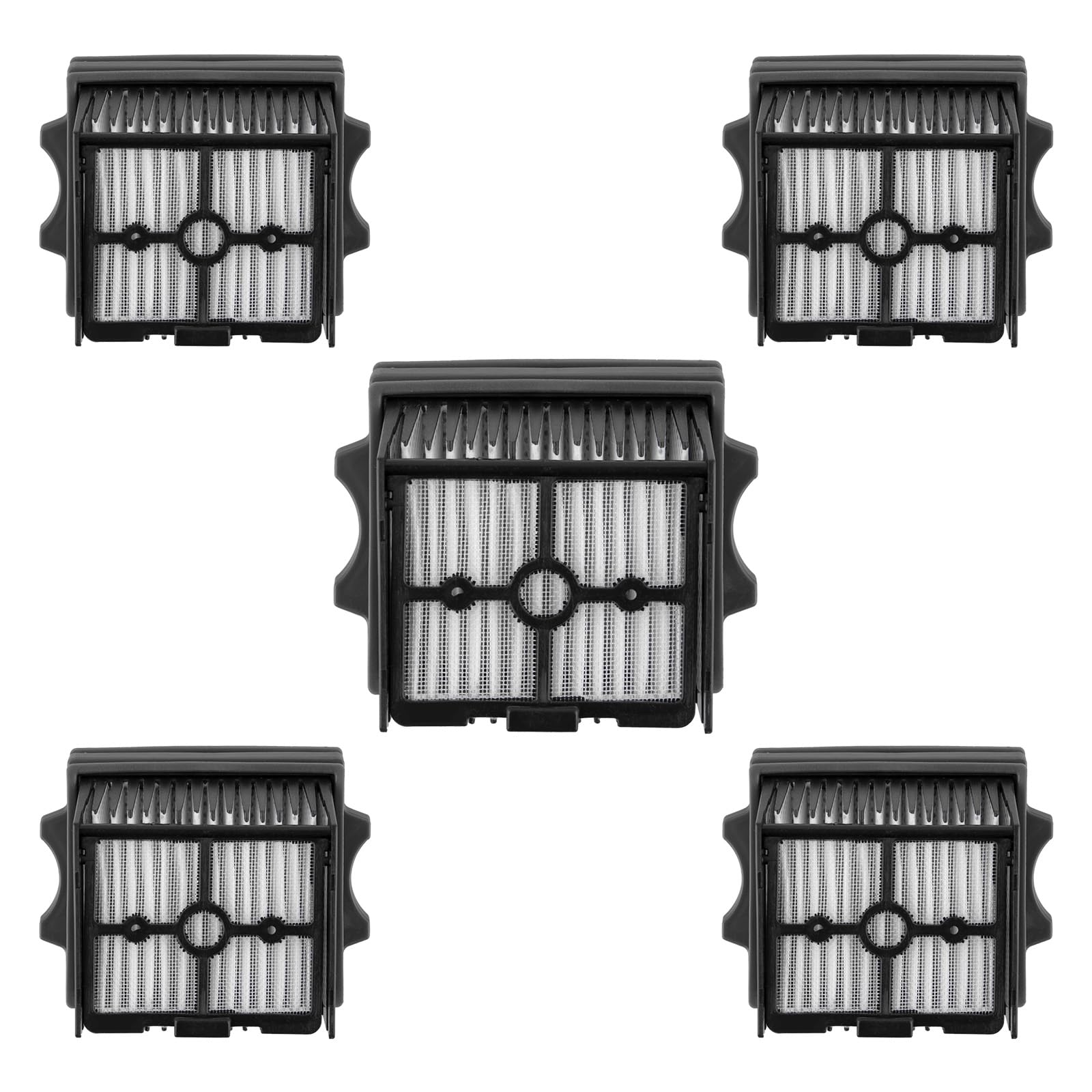 (5 Pack) Floor One S9 Artist Pro Replacement HEPA Filters Compatible with Tineco Floor ONE S5 Combo Cordless Wet Dry Vacuum Cleaner Filter, Accessories Kit (Note: Not applicable to Floor ONE S5/S3)