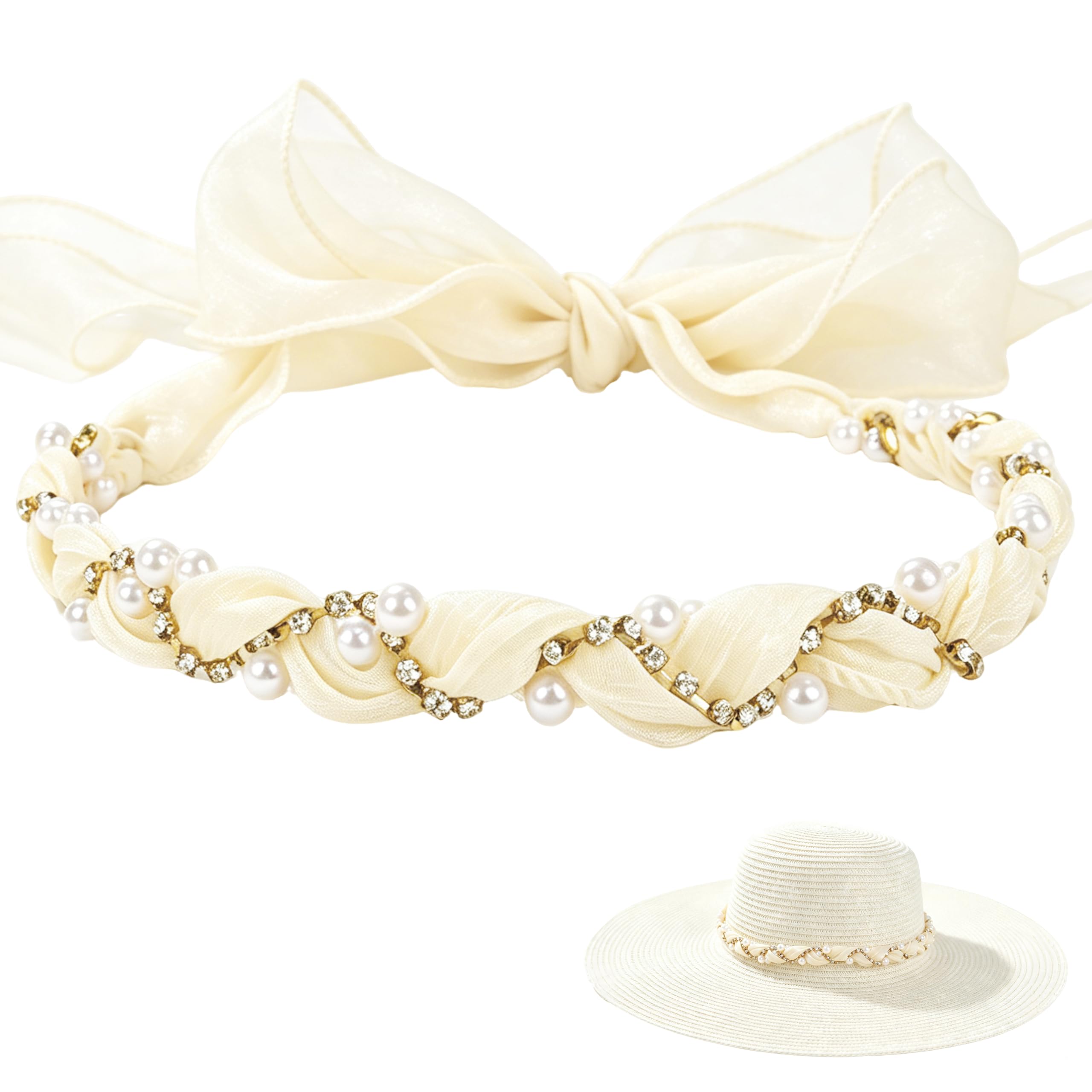 Braided Cowboy Hat Bands for Men Women Cowgirl Hats Accessories