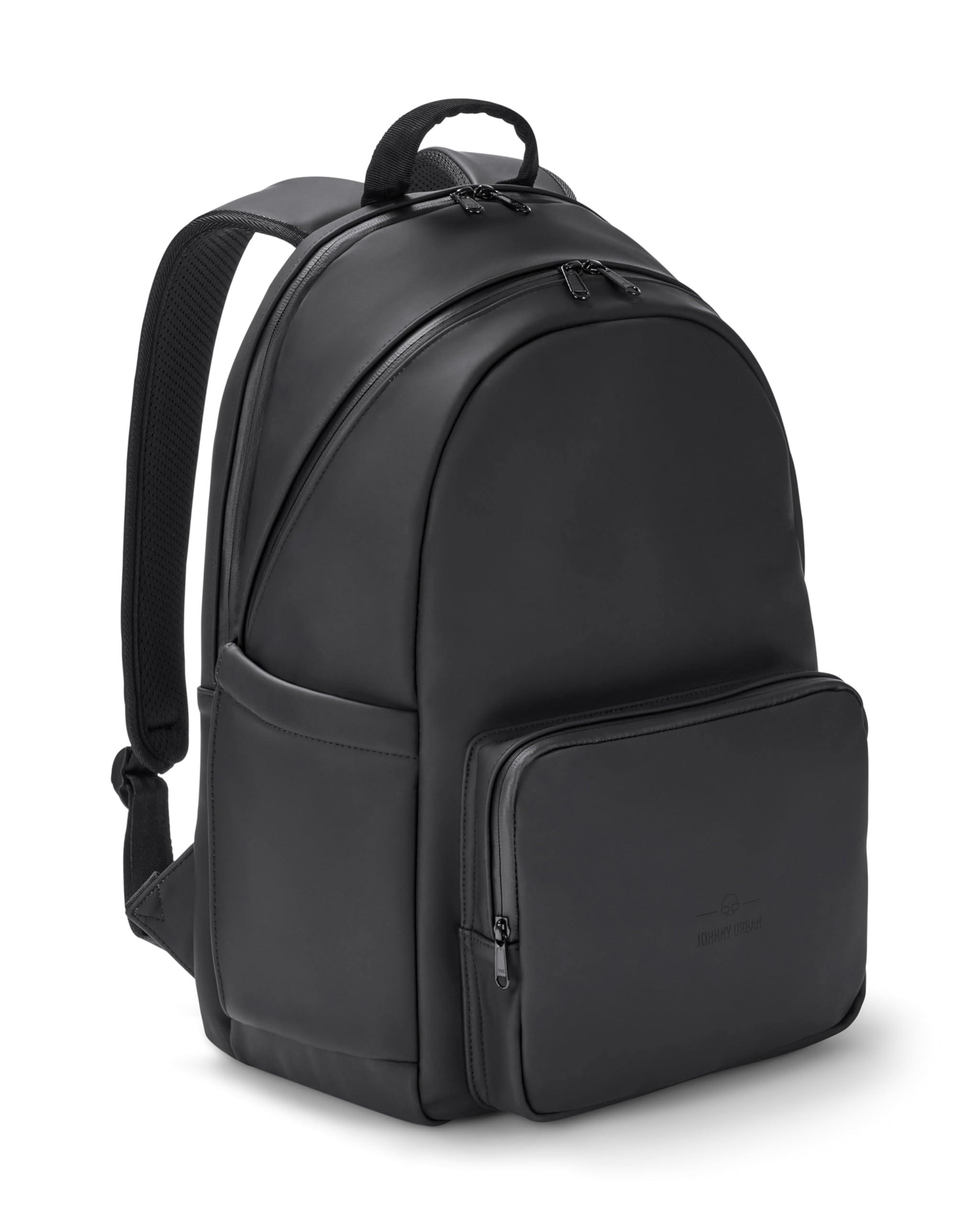 Johnny Urban Zaino Donna & Uomo Nero - Bradley - Casual Daypack per Lavoro, Scuola, Università - Zaino Scolastico con Scomparto per Laptop 16 Pollici per Ragazzi e Ragazze - Idrorepellente