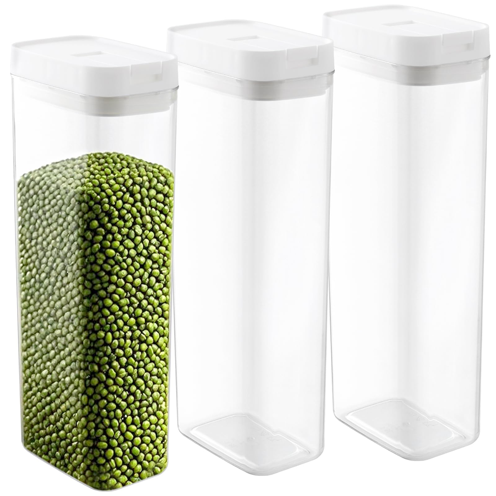 Conteneurs de stockage de céréales pour un petit-déjeuner organisé en famille