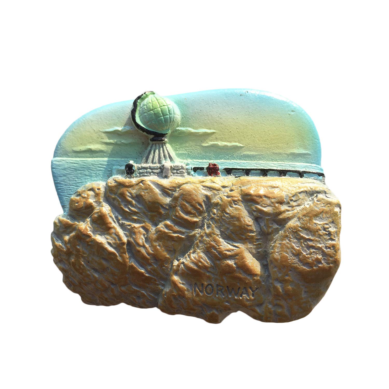 Wedarego Nordkapp Norway 3D Refrigerator Magnet Resin Travel Souvenirs,Handmade Home & Kitchen Decoration Norway Fridge Magnet Collection Gift