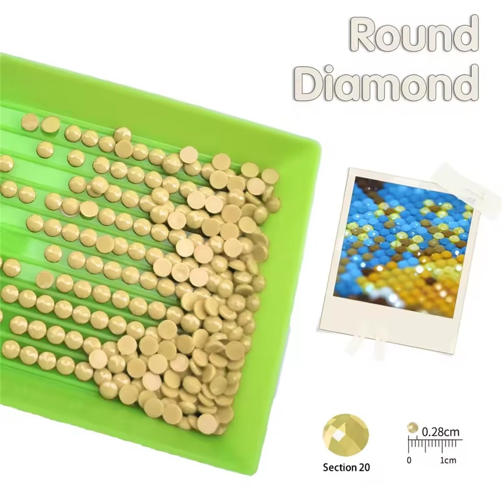 Jinmer Bunter Baum Diamond Painting Set,5D DIY Diamant Painting Bilder Full Rundbohrer Kristall Stickerei Kreuzstich Kunsthandwerk Home Schlafzimmer Büro Wand Dekoration 75x75cm