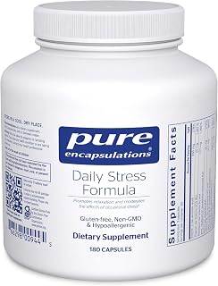 Pure Encapsulations Daily Stress Formula | Promotes Relaxation and Moderates The Effects of Occasional Stress*| 180 Capsules