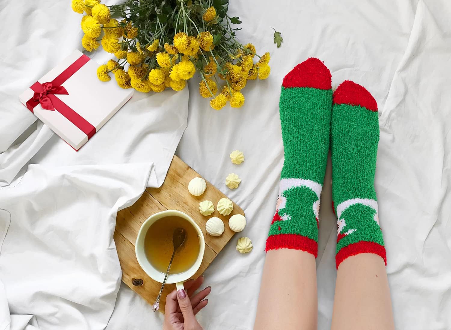 Benefeet Sox Womens Fuzzy Socks Girls Cute Cozy Soft Socks Winter Warm Fluffy Sock Home Sleeping Thick Plush Slipper Sock - Image 2