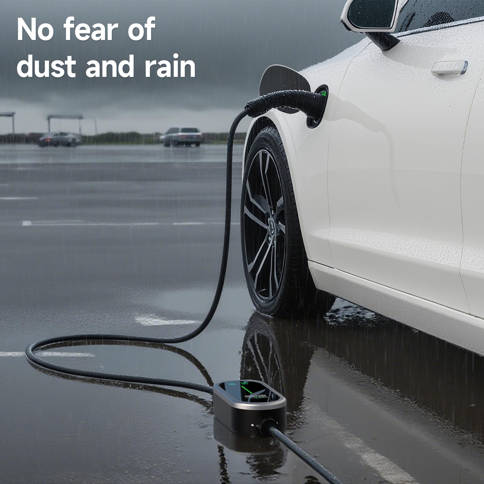 Kabel do ładowania typu 2 3,6 kW 10 m, 6-16 A jednofazowa ładowarka typu 2, kabel do ładowania samochodu elektrycznego typu 2 Schuko, przenośna ładowarka EV, regulowany prąd i ustawienie czasu
