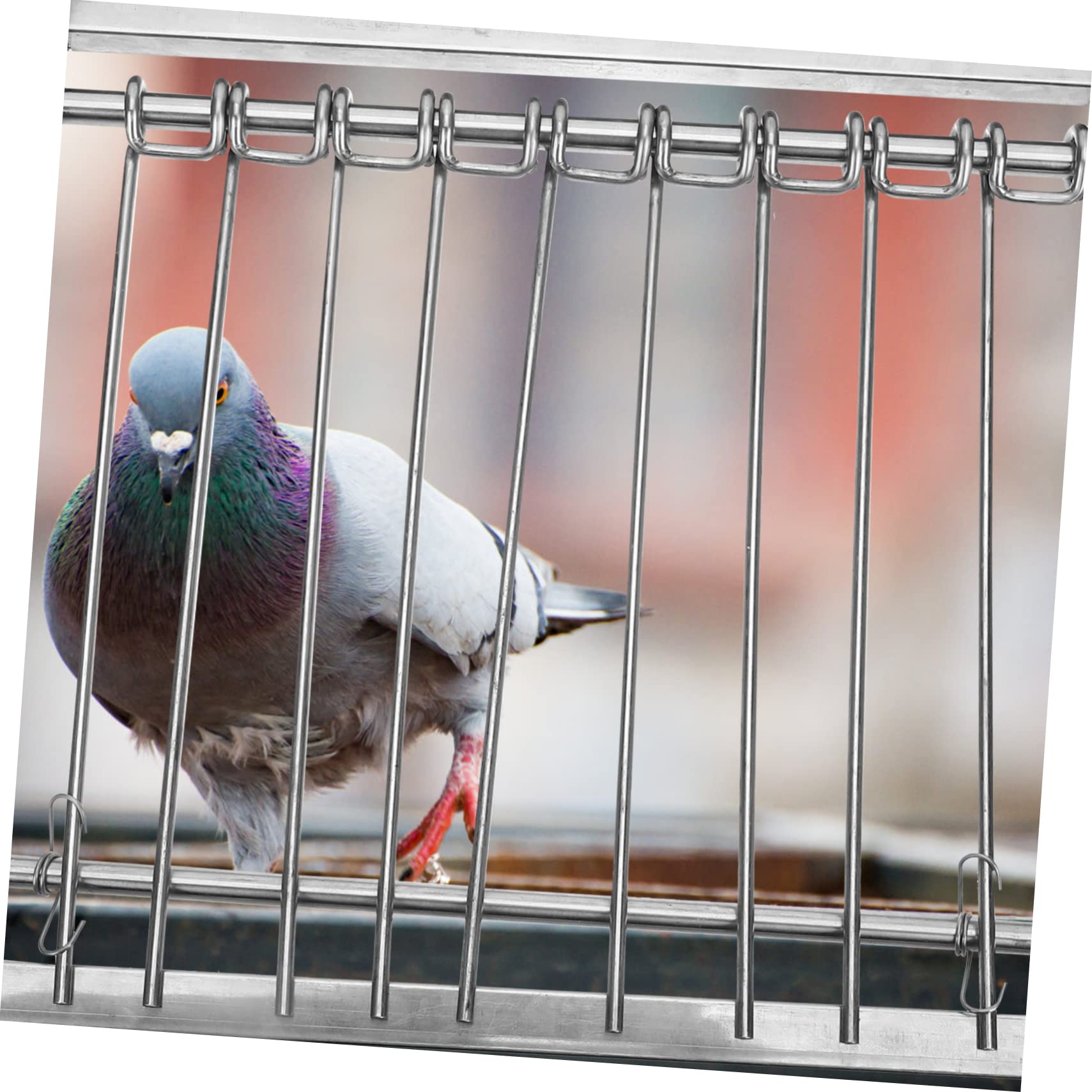 SUPVOX Automatic Pigeon Loft Door Metal Bar Frame for Birdhouses Outdoor Pigeon Accessory