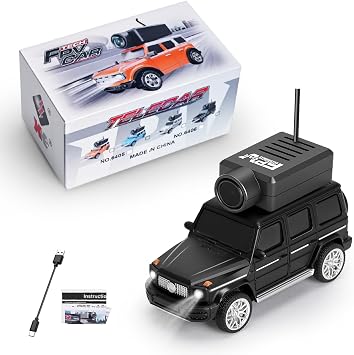 سيارة WLtoys Mini RC، سيارة FPV RC Drift بمقياس 164 مع كاميرا عالية الدقة 720 بكسل، تطبيق WiFi 2.4 جيجا هرتز مع ألعاب سباق جيروسكوبية صغيرة للمراهقين والبالغين باللون الأسود