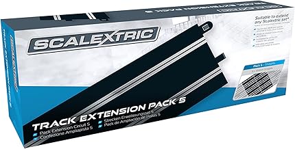 Scalextric C8554 Accessories Track Pieces Track Extension Pack 5 - 8 x Standard Straights