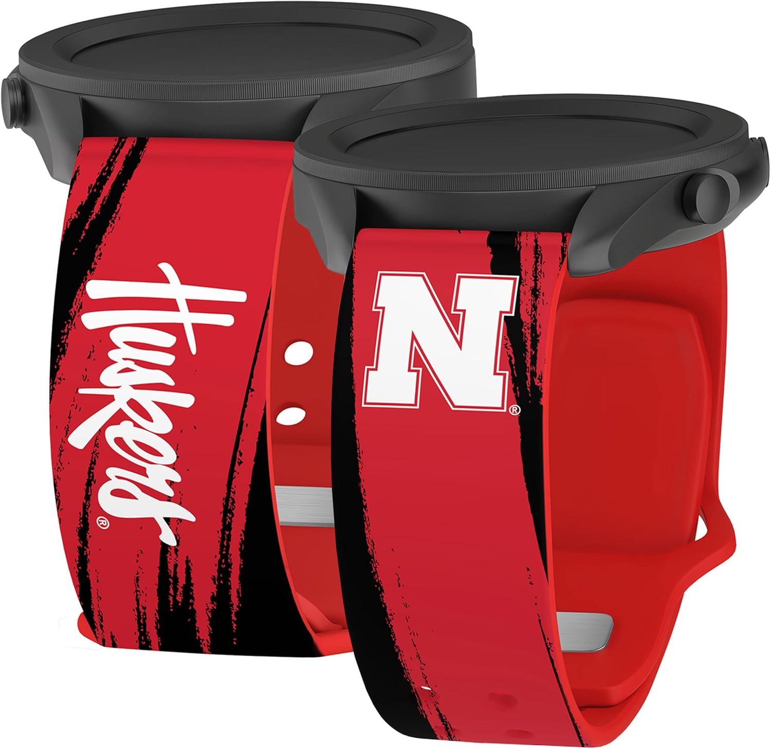 Affinity Bands Nebraska Huskers HD Watch Band Compatible with Samsung Galaxy Watch and more