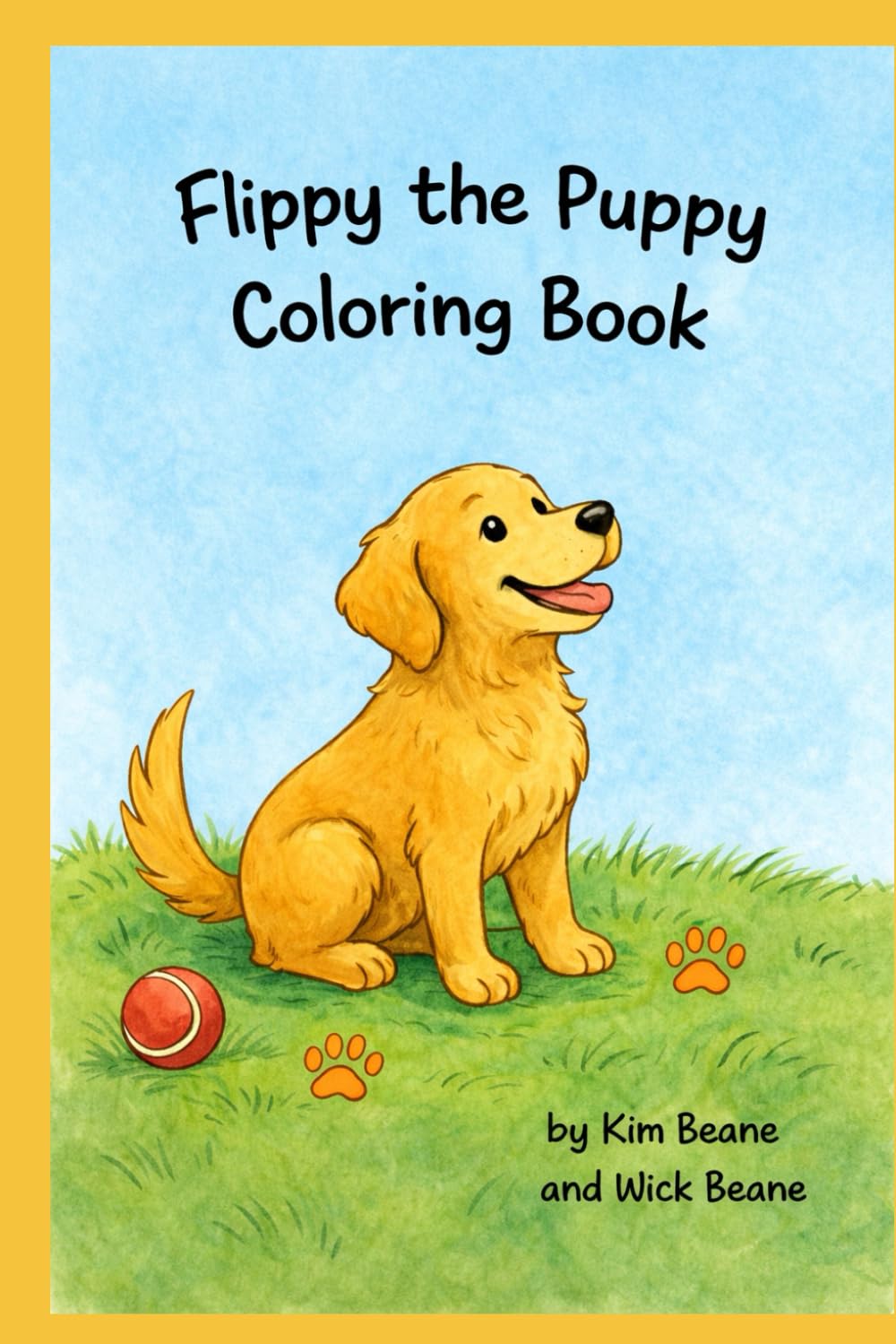 Flippy the Puppy Coloring Book