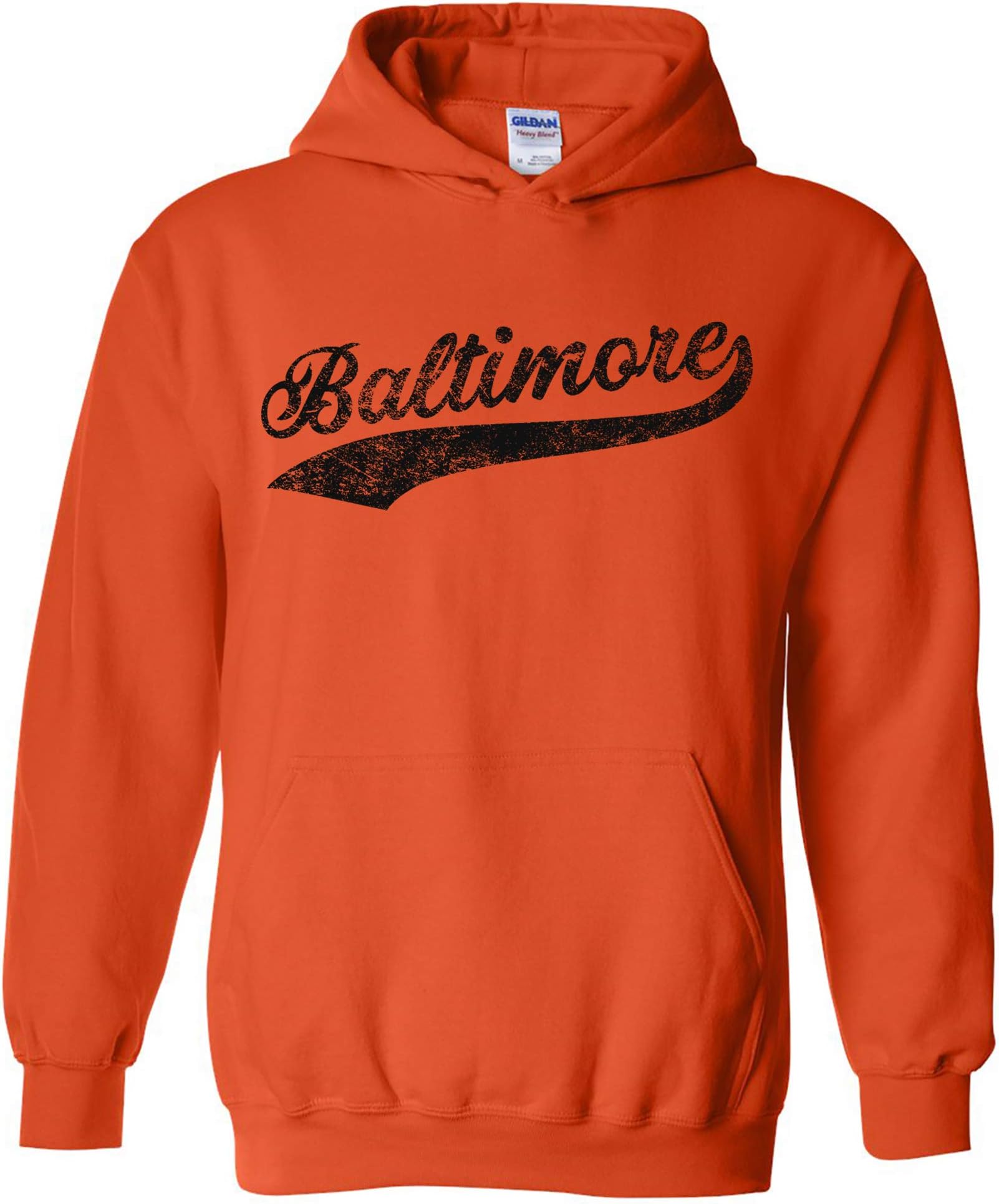 UGP Campus Apparel Hometown Baseball Script - Hometown Pride, Pitcher Hoodie