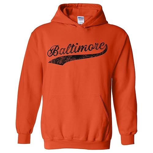 Orioles Women's Hoodie — Orange — officially licensed fan gear