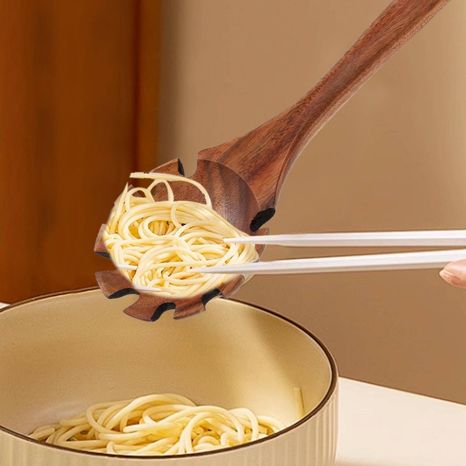 Amazon.co.jp: 12.6インチのスパゲッティトング - パスタスプーン
